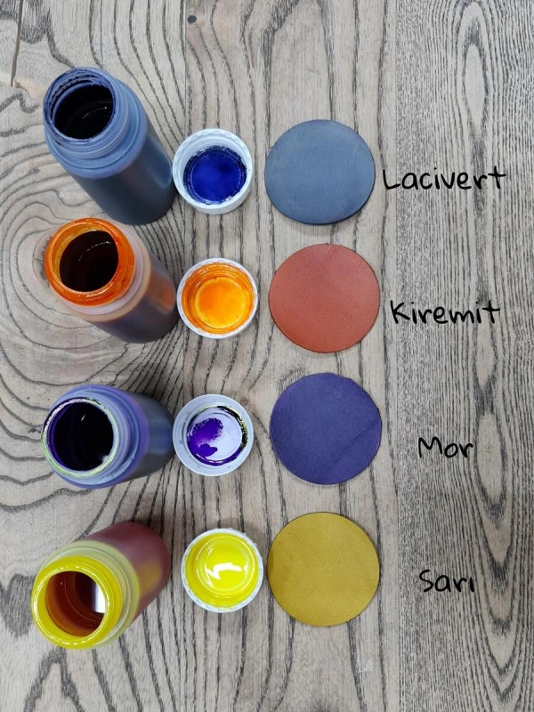 DERLY Color Su Bazlı Vejetal Deri Boyaları (250ml)