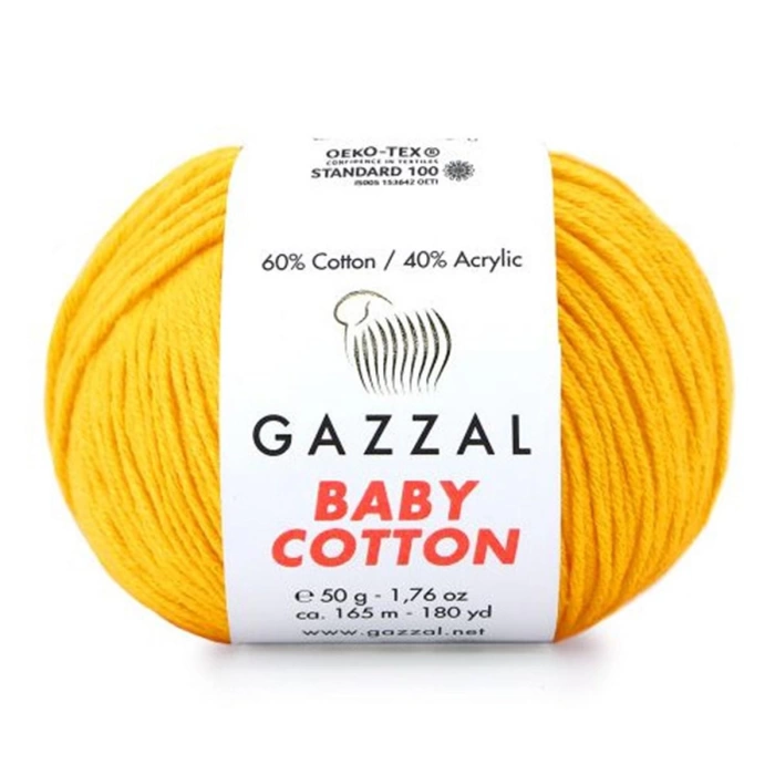 Gazzal Baby Cotton 3417 | Pamuklu Amigurumi İpi