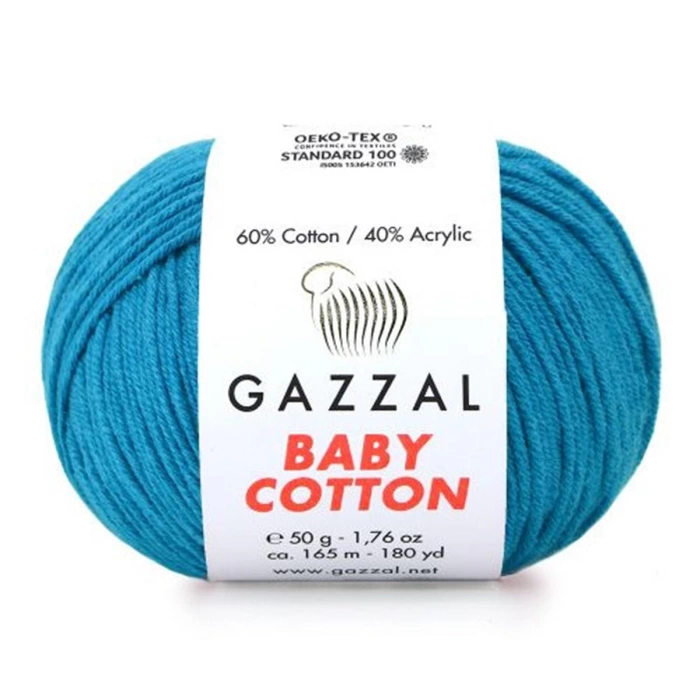 Gazzal Baby Cotton 3428 | Pamuklu Amigurumi İpi