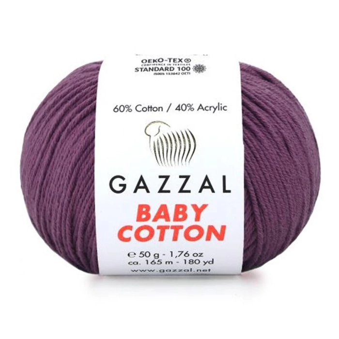 Gazzal Baby Cotton 3441 | Pamuklu Amigurumi İpi