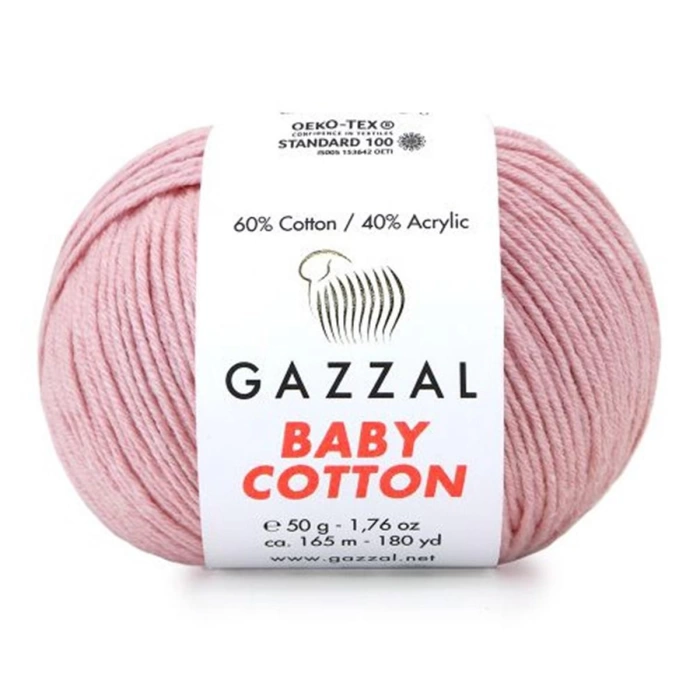 Gazzal Baby Cotton 3444 | Pamuklu Amigurumi İpi
