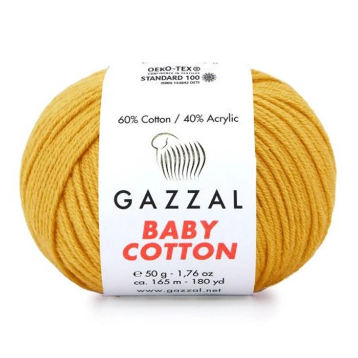 Gazzal Baby Cotton 3447 | Pamuklu Amigurumi İpi