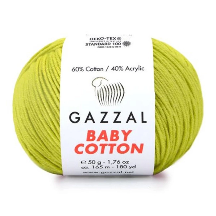 Gazzal Baby Cotton 3457 | Pamuklu Amigurumi İpi