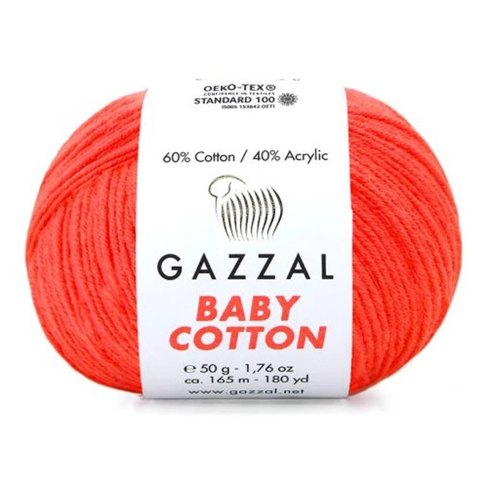 Gazzal Baby Cotton 3459 | Pamuklu Amigurumi İpi