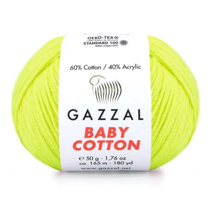Gazzal Baby Cotton 3462 | Pamuklu Amigurumi İpi