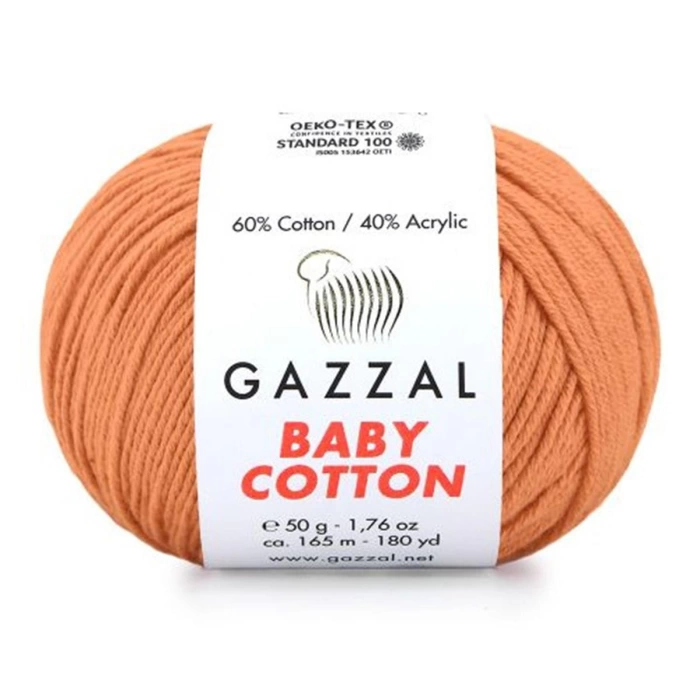 Gazzal Baby Cotton 3465 | Pamuklu Amigurumi İpi