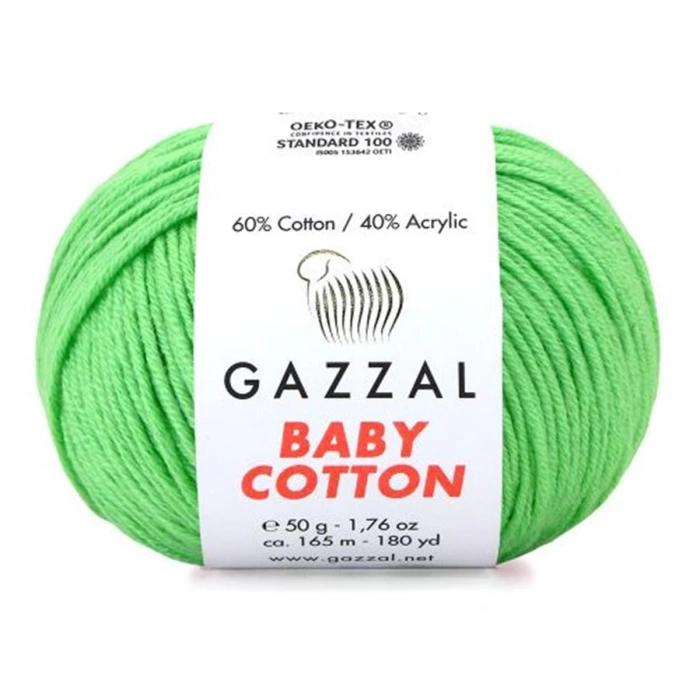 Gazzal Baby Cotton 3466 | Pamuklu Amigurumi İpi