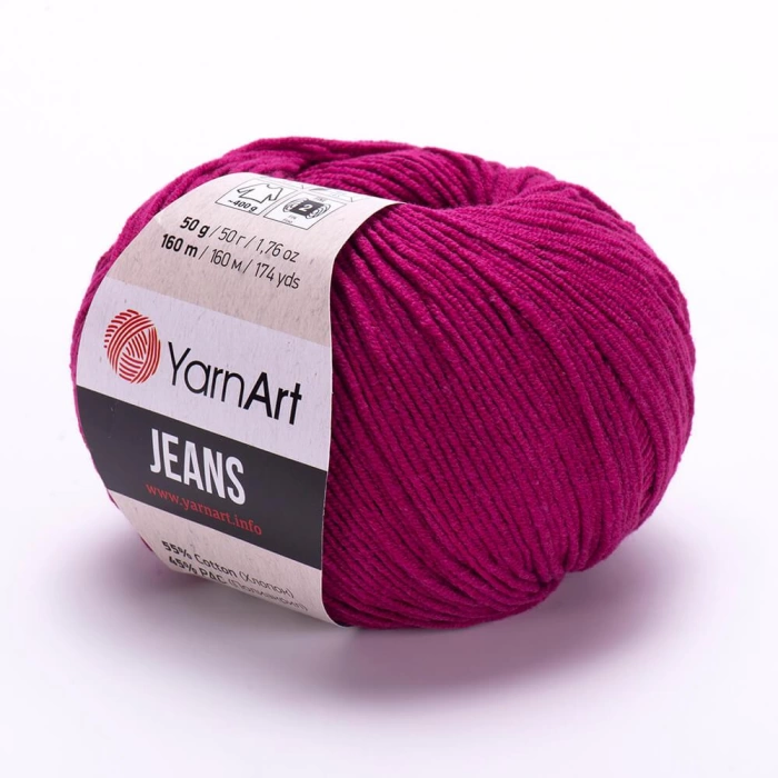 YarnArt Jeans Renk 91 - 50 gr Örgü İpi - Amigurumi Bebek ve Punch Nakışı için Pamuk İçerikli