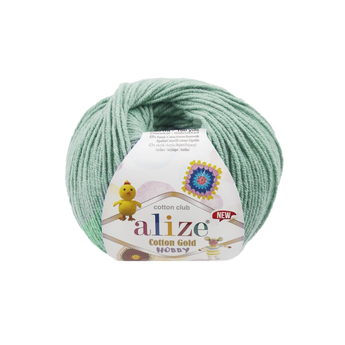 Alize Cotton Gold Hobby New 15 Su Yeşili - Amigurumi İpi