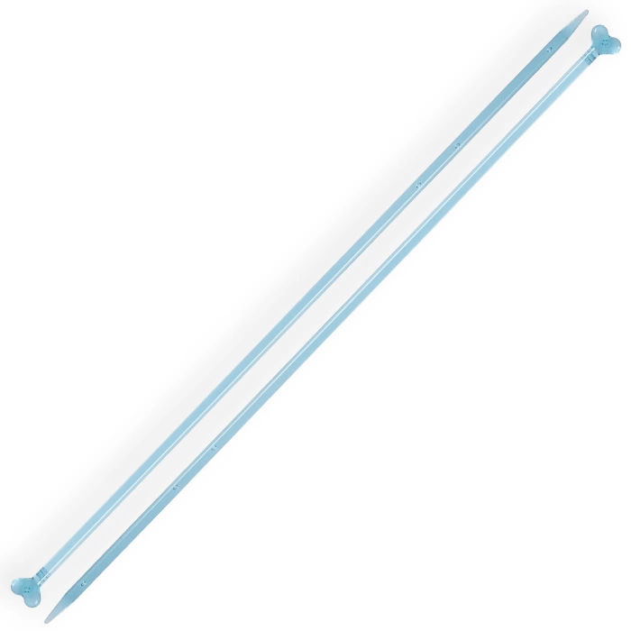 Mavi Renkli Aluminyum Örgü Şişi 3.00 mm 35 cm