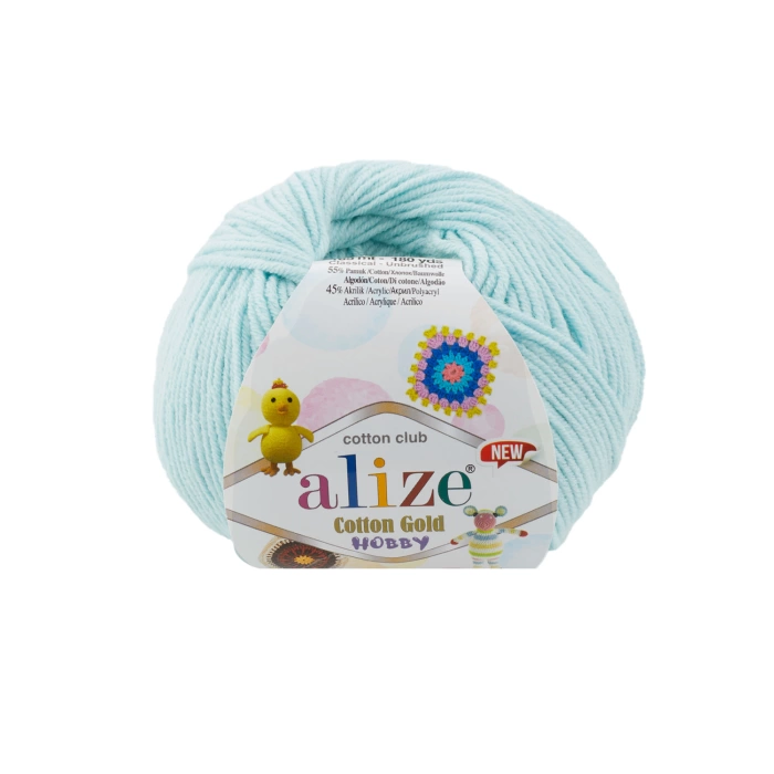 Alize Cotton Gold Hobby New 514 Buz Mavisi - Amigurumi İpi