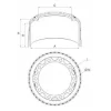 KAMPANA - BRAKE DRUM - ТОРМОЗНОЙ БАРАБАН