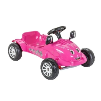 07 302p Herby Pedallı Araba Metalik Pembe -pilsan Oyuncak