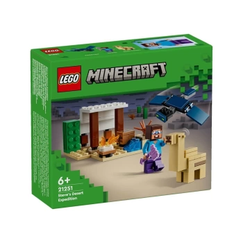 21251 Lego® Minecraft® Stevein Çöl Keşfi 75 Parça +6 Yaş