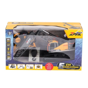 5081 Sun-rst-rc İş Makinesi 1 24 Buldozer Ff Işıklı 6ch 3 7v Usb 40mhz