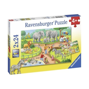 78134 Hayvanat Bahçesi 2x24 Parça Ravensburger Puzzle