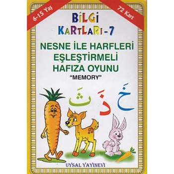 Bilgi Kartları 7 - Nesne İle Harfleri Eşleştirmeli Hafıza Oyunu (Memory)