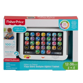 Clk64 Fisher-price® Yaşa Göre Gelişim Eğitici Tablet /türkçe /eğlen Ve Öğren