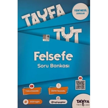 Tayfa TYT Felsefe Soru Bankası (Yeni)