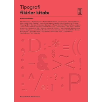 Tipografi Fikirler Kitabı - 40 Ustadan İlhamlar