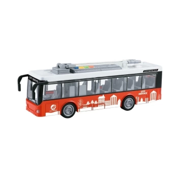 Wy911a-b Sesli Ve Işıklı Elektrikli Otobüs Troleybüs 1:16 -vardem