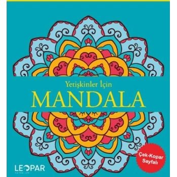 Yetişkinler İçin Mandala - Mavi