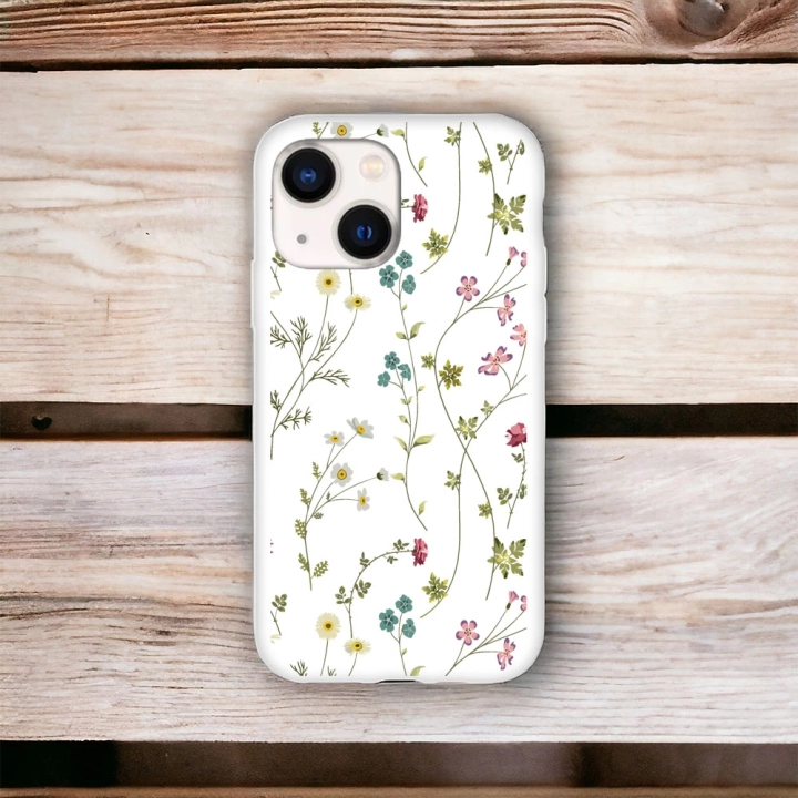 iPhone 13 / 14 Uyumlu Dream Flower Pattern Desenli Lansman Kılıf