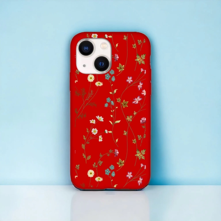 iPhone 13 / 14 Uyumlu Dream Flower Pattern Desenli Lansman Kılıf