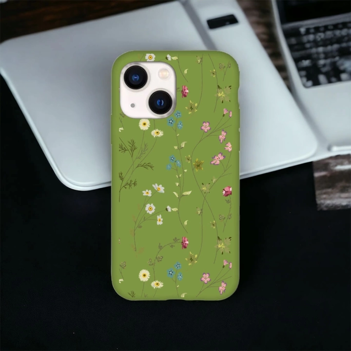 iPhone 13 / 14 Uyumlu Dream Flower Pattern Desenli Lansman Kılıf