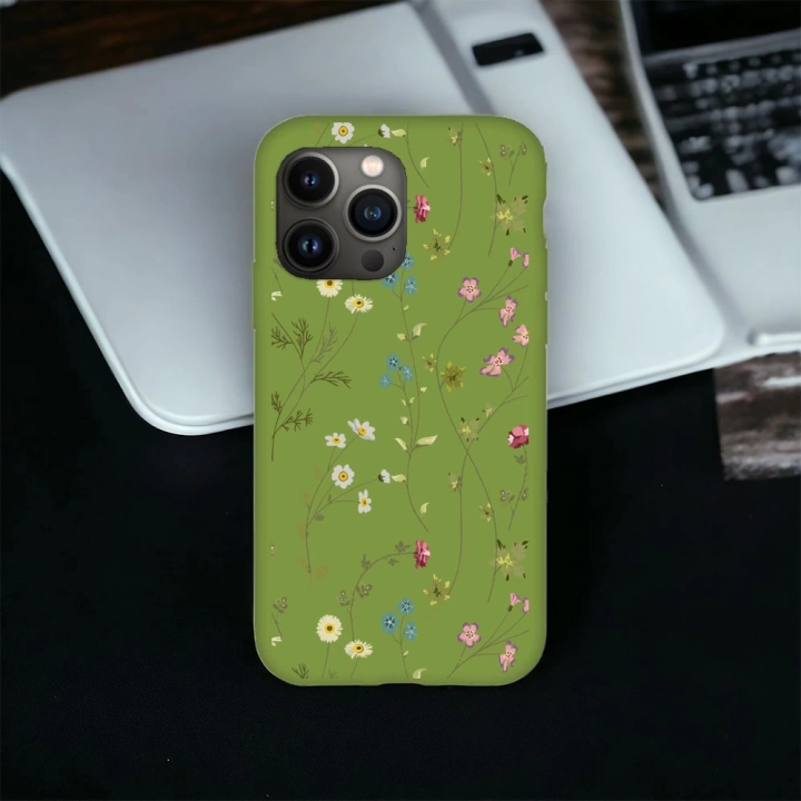 iPhone 13 Pro Uyumlu Dream Flower Pattern Desenli Lansman Kılıf