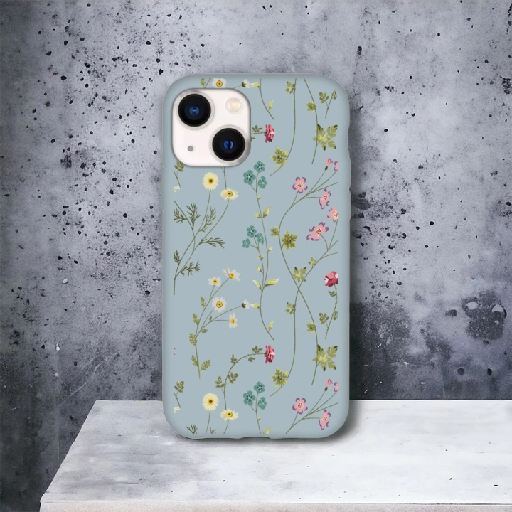 iPhone 15 Plus / 14 Plus Uyumlu Dream Flower Pattern Desenli Lansman Kılıf