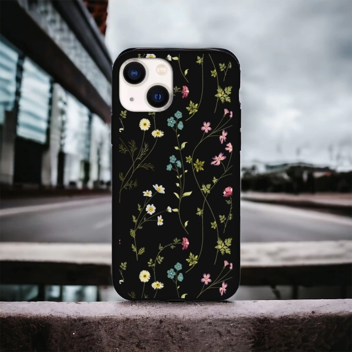 iPhone 15 Plus / 14 Plus Uyumlu Dream Flower Pattern Desenli Lansman Kılıf