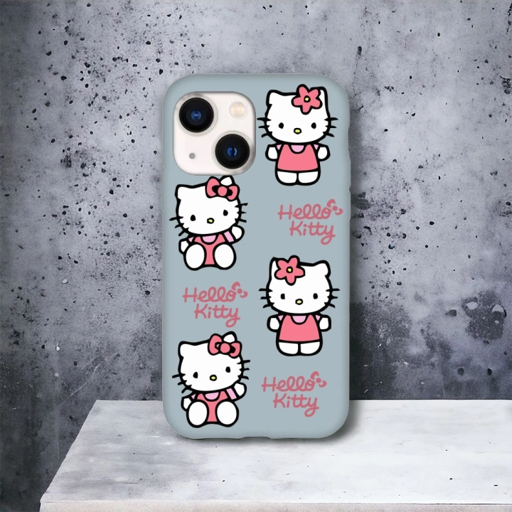 iPhone 15 Uyumlu Hello Kitty Desenli Lansman Kılıf