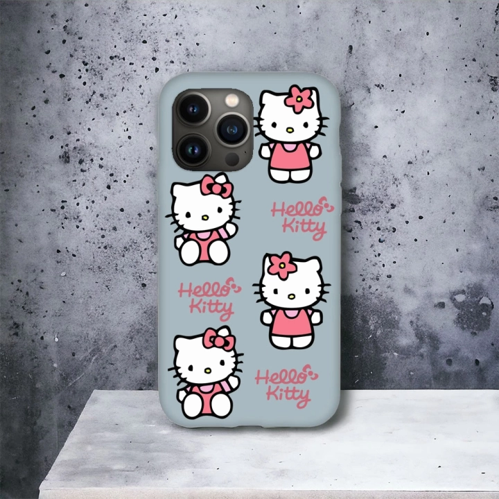 iPhone 13 Pro Uyumlu Hello Kitty Desenli Lansman Kılıf