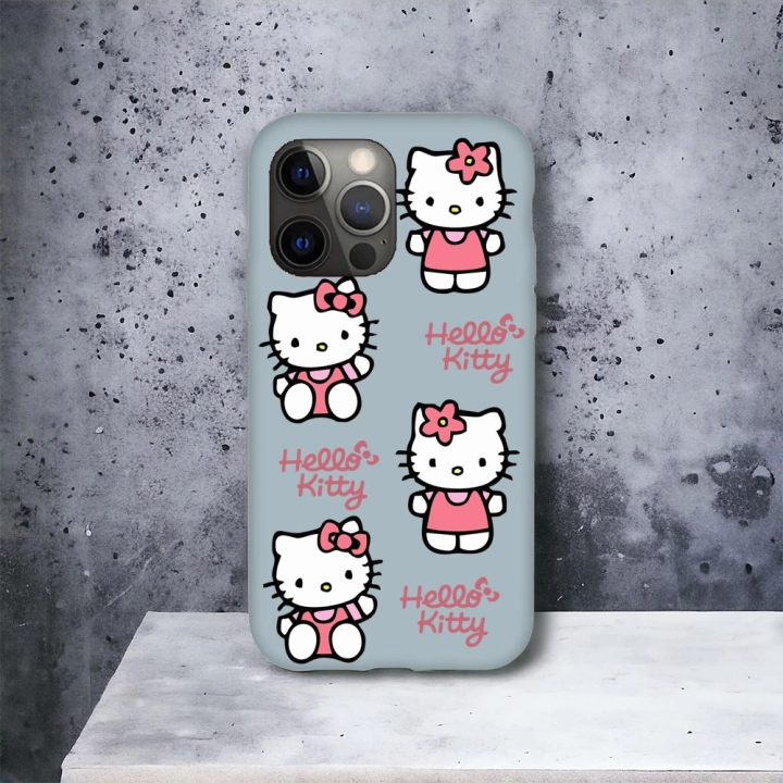 iPhone 13 Promax Uyumlu Hello Kitty Desenli Lansman Kılıf