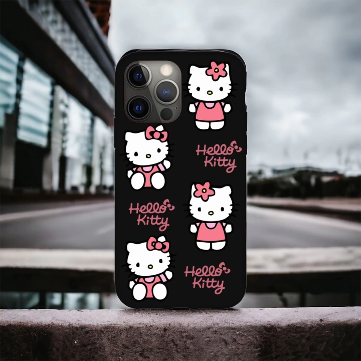 iPhone 13 Promax Uyumlu Hello Kitty Desenli Lansman Kılıf