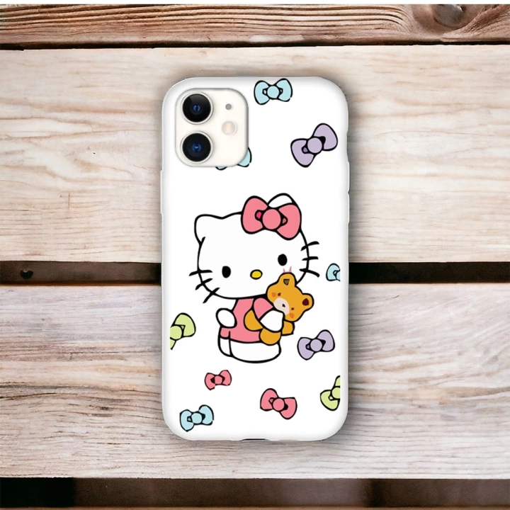 iPhone 11 Uyumlu Hello Kitty 1 Desenli Lansman Kılıf