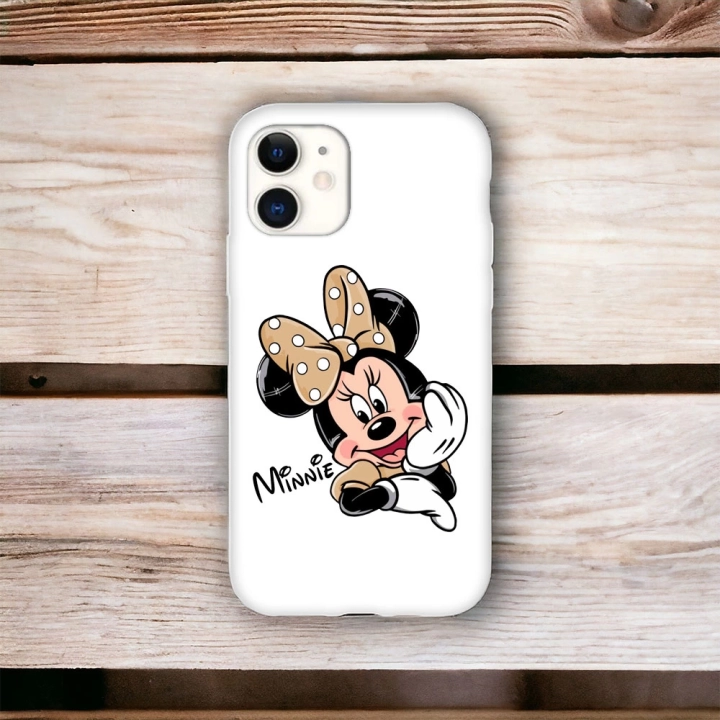 iPhone 11 Uyumlu Minnie Desenli Lansman Kılıf