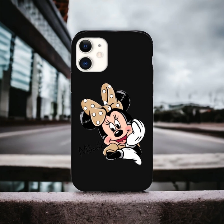 iPhone 11 Pro Uyumlu Minnie Desenli Lansman Kılıf