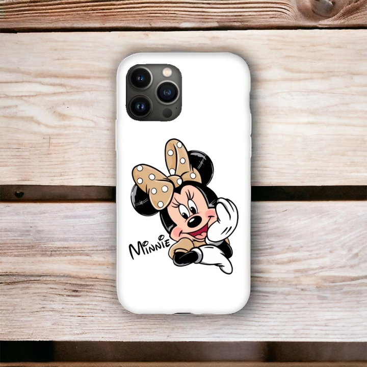 iPhone 12 / 12 Pro Uyumlu Minnie Desenli Lansman Kılıf