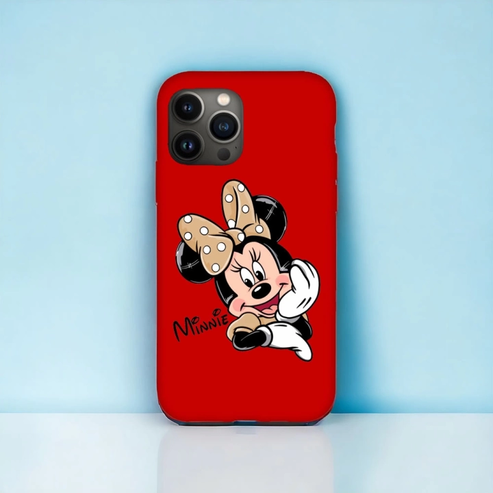 iPhone 12 / 12 Pro Uyumlu Minnie Desenli Lansman Kılıf