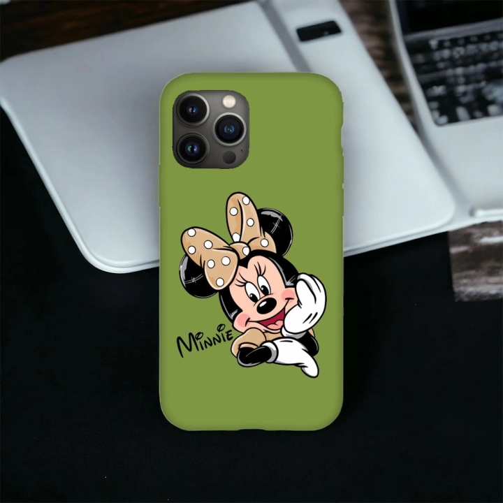 iPhone 12 / 12 Pro Uyumlu Minnie Desenli Lansman Kılıf