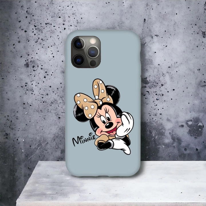 iPhone 12 Promax Uyumlu Minnie Desenli Lansman Kılıf