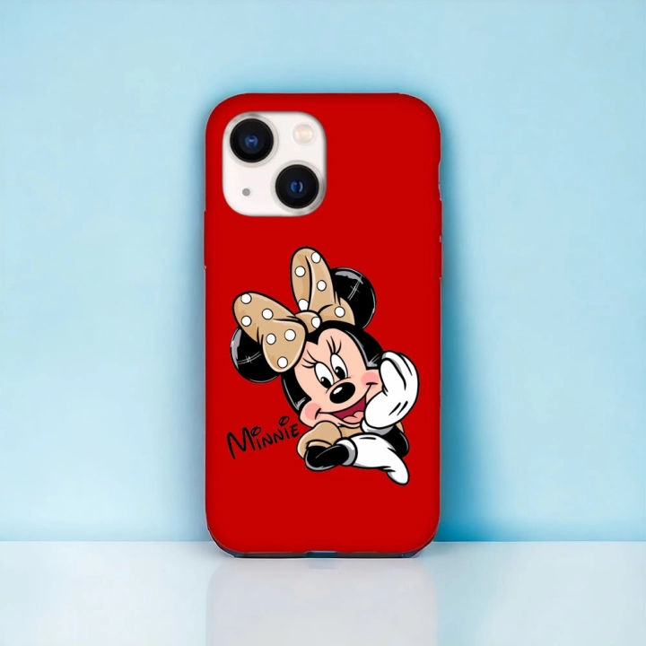 iPhone 13 / 14 Uyumlu Minnie Desenli Lansman Kılıf