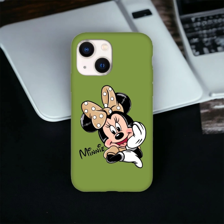 iPhone 13 / 14 Uyumlu Minnie Desenli Lansman Kılıf