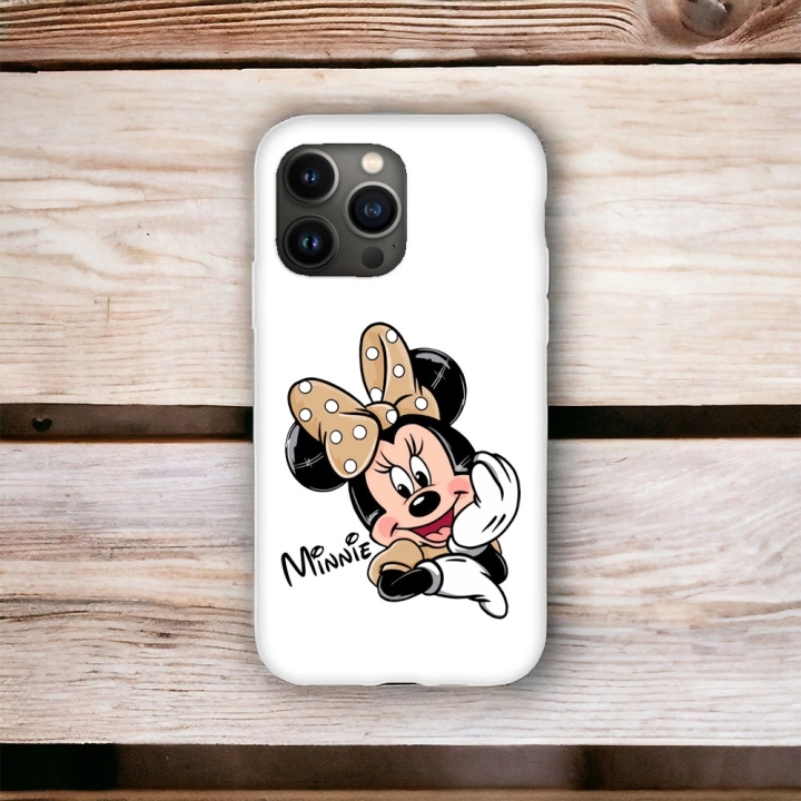 iPhone 13 Pro Uyumlu Minnie Desenli Lansman Kılıf