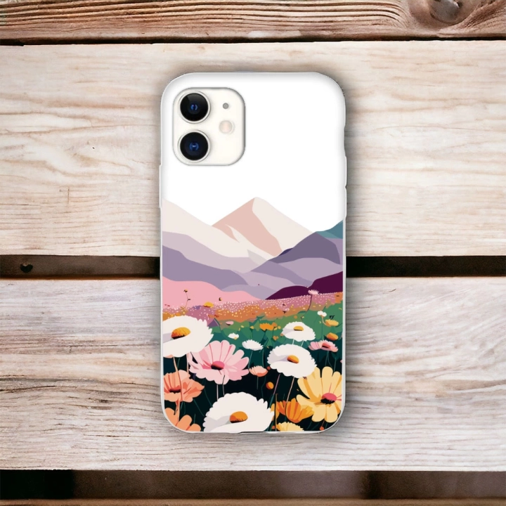 İphone 11 Pro Uyumlu Lansman İçi Kadife Mountain Desenli Kılıf