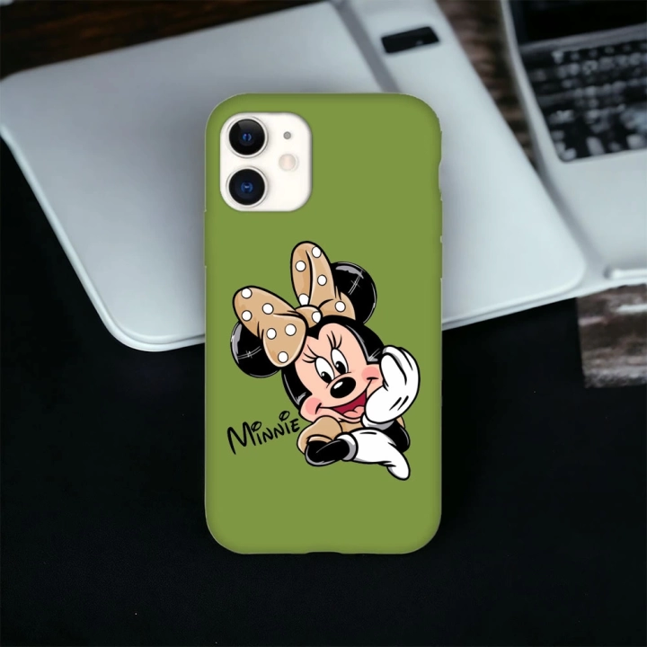 iPhone 11 Pro Uyumlu Minnie Desenli Lansman Kılıf