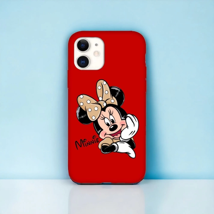 iPhone 11 Pro Uyumlu Minnie Desenli Lansman Kılıf