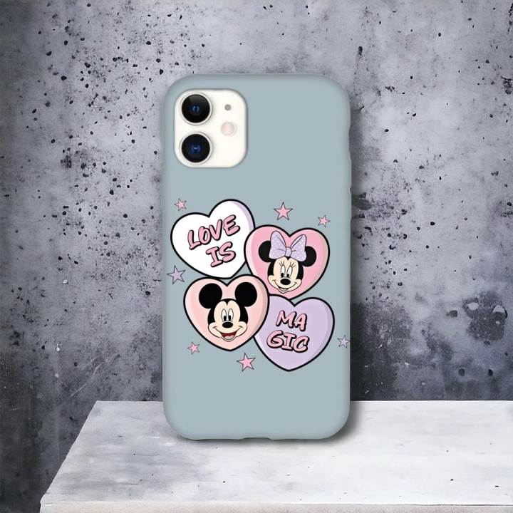 iPhone 11 Pro Uyumlu Minnie & Mickey Desenli Lansman Kılıf